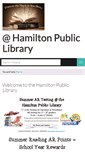 Mobile Screenshot of hamilton-public-library.org